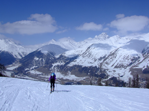Piz Kesch, the highest summit in the Albula alps, as seen form Piz Arpiglia.
