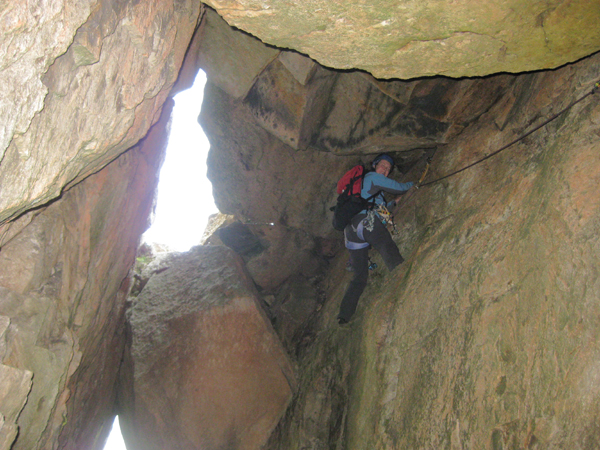 Great Gully on Craig yr Ysfa, Snowdonia. 