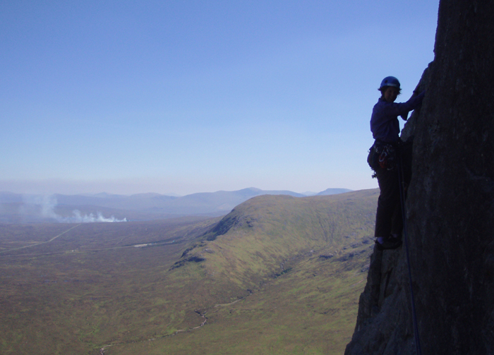North Face Route on Buachaille Etive Mor. 
