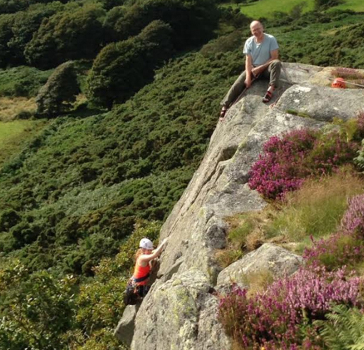 Alex's outdoor climbing course at Clifton, Dumfries and Galloway. 
