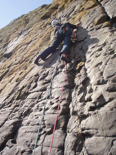 Ian Brown on the first ascent of Mutant Slater.