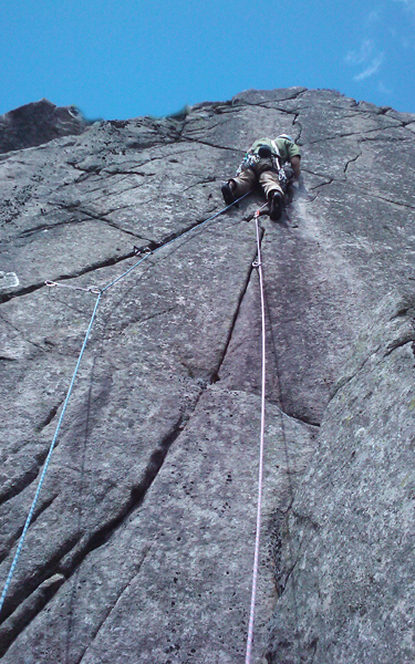 Mike Gennaro on the excellent Springs of Enchantment, Main Area, Snibe Hill.