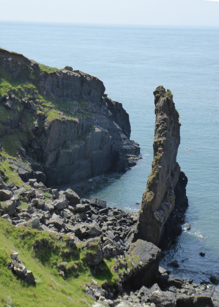 Juniper Rock on the coast of the Rhins of Galloway. 