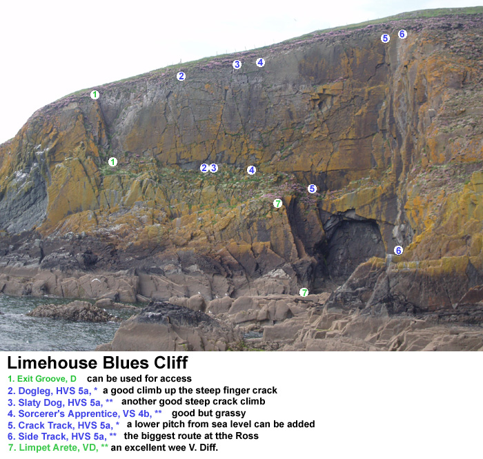 Limehouse Blues cliff, Galloway sea cliffs