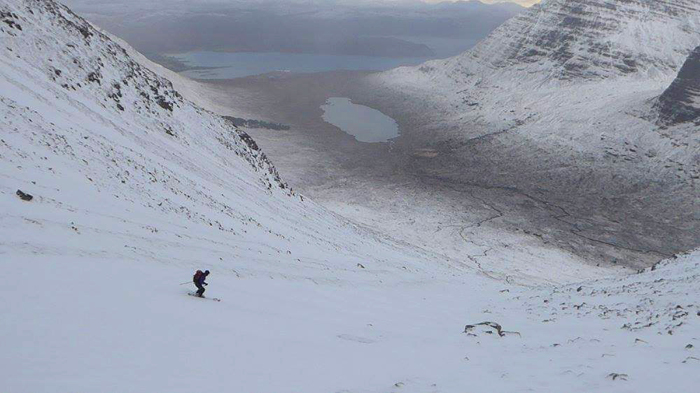 Bhein Bhan in Applecross in winter. 