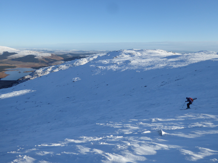 Ski Mountaineering ascent of Lamachan Hill. 