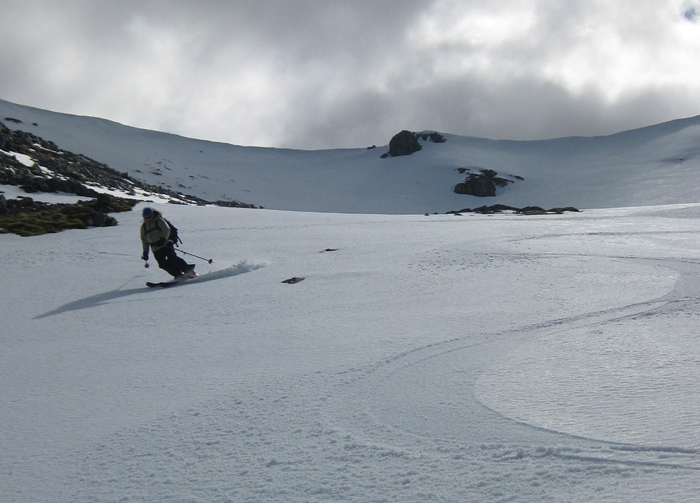 Grey corries ski descent. 