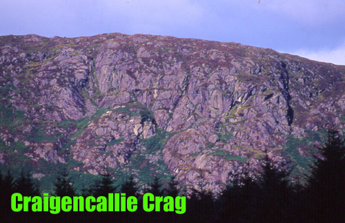 Criagnecalllie Crag, Galloway