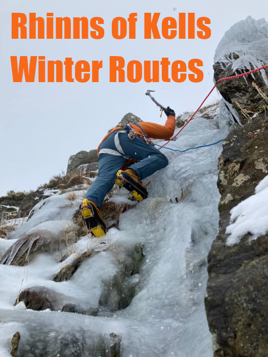 John Biggar in Better Gully, Rhinns of Kells, March 2007