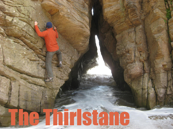 Rock Climbing and bouldering at the Thirlstane near Dumfries